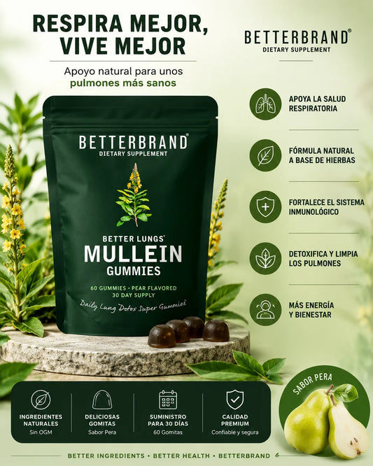 Gomitas de Gordolobo (Mullein Gummies) - BetterBrand