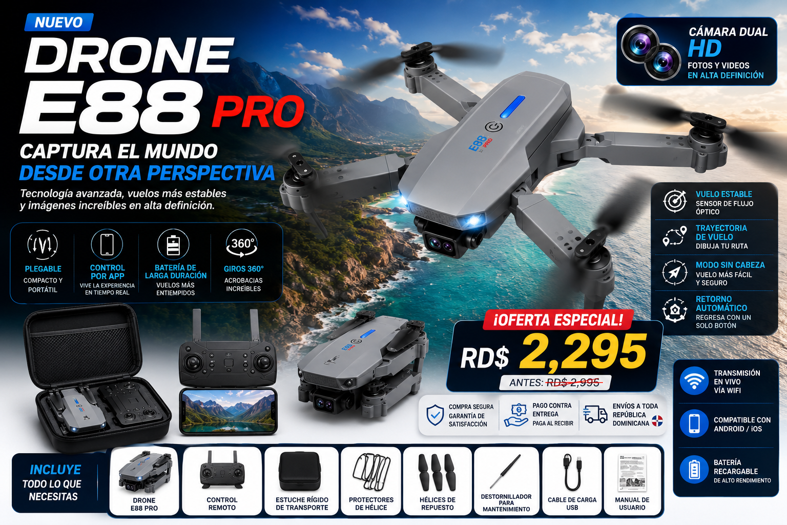 Dron E88