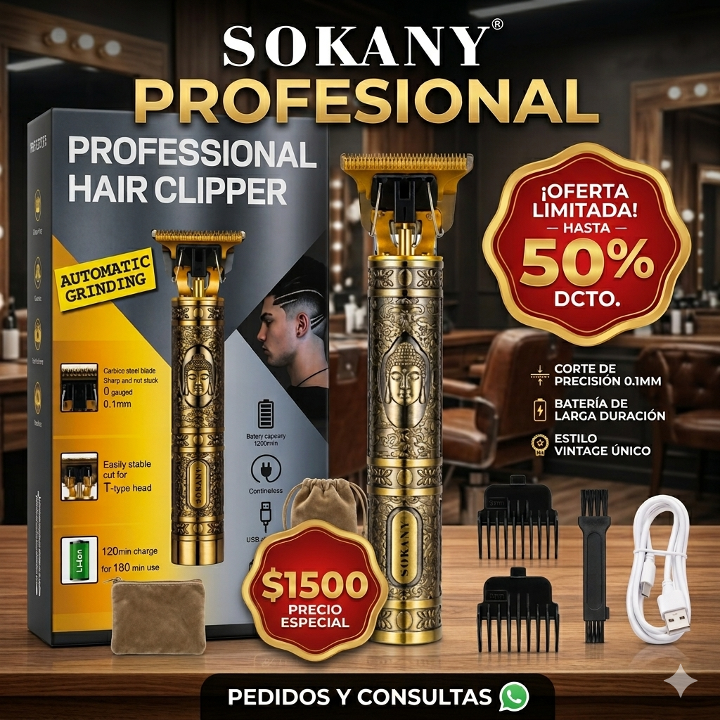 MAQUINA DE AFEITAR SOKANY (60 UND X CAJA)